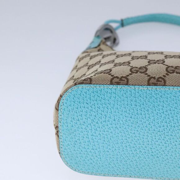 Gucci Gg Canvas Beige Canvas Shoulder Bag (Pre-Owned) - Picture 9 of 16